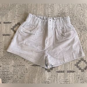 Hollister Baby Blue corduroy shorts